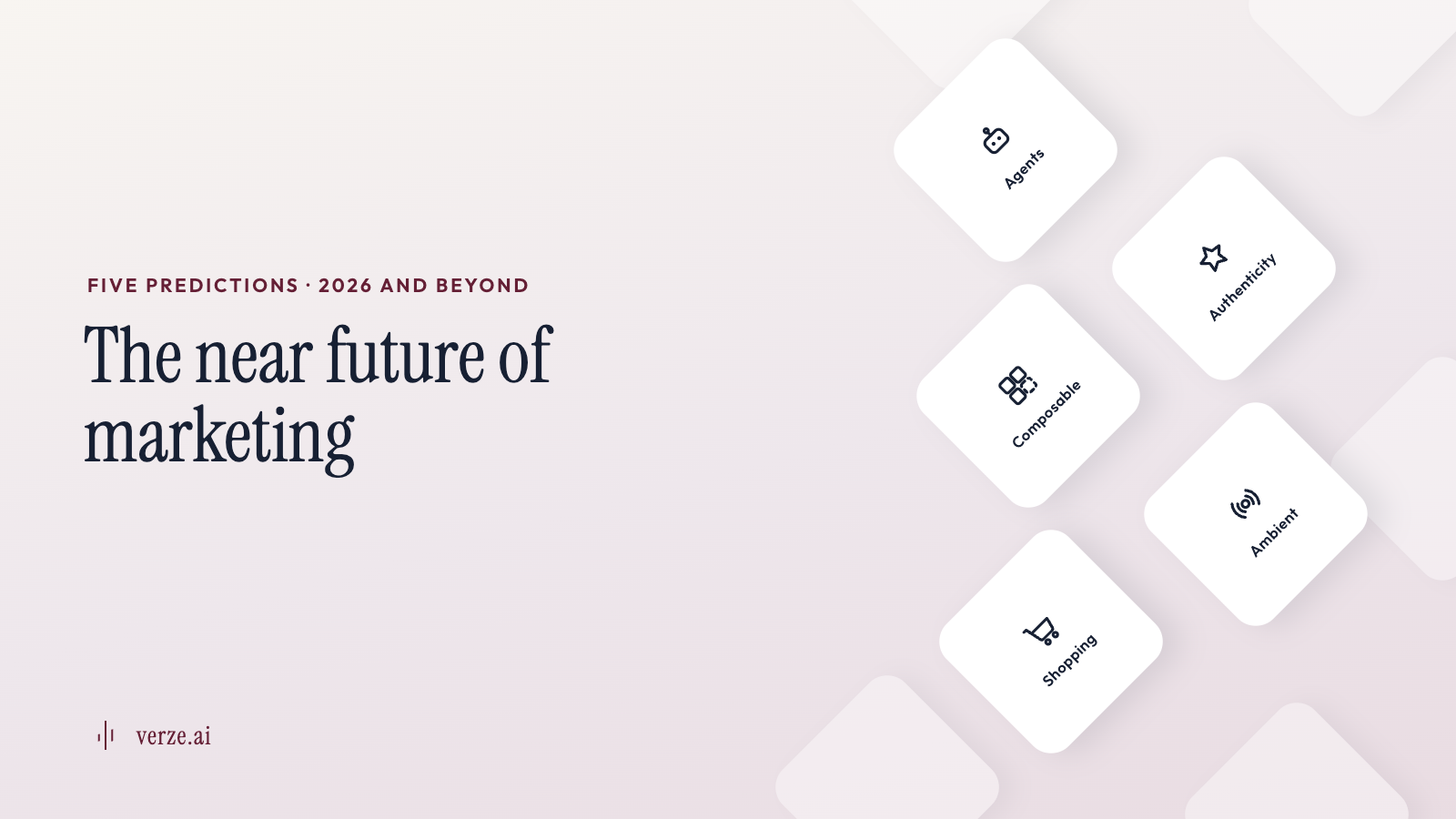 The near future of marketing - five predictions for 2026 and beyond