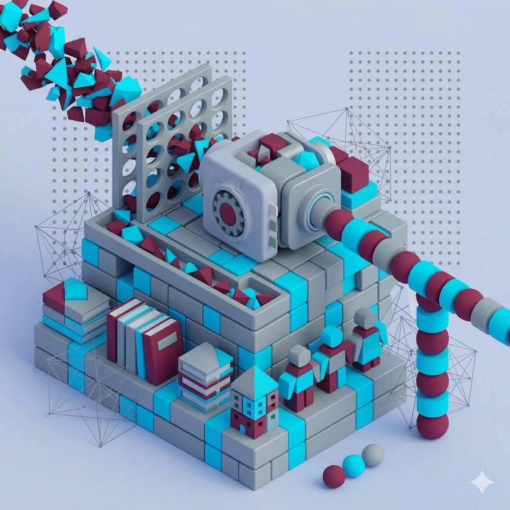 Structured marketing data foundation concept